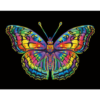 Diamantové maľovanie Neon Motýľ Diamond Dotz