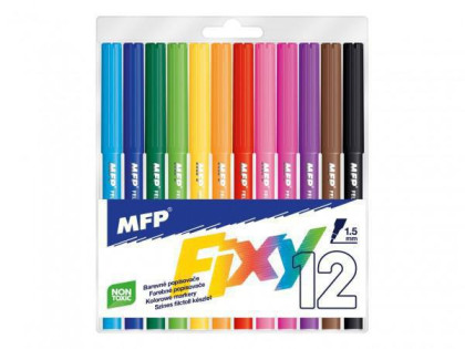 Fixy farebné 12 ks