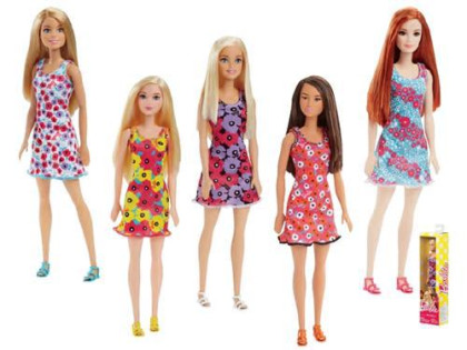 Barbie v šatách