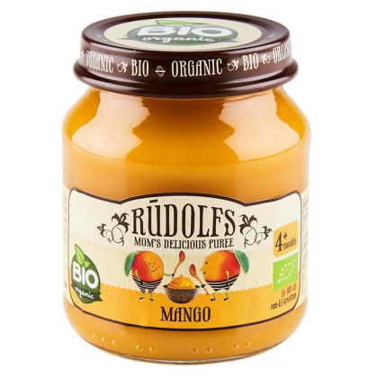 BIO Príkrm mango 120 g Rudolfs