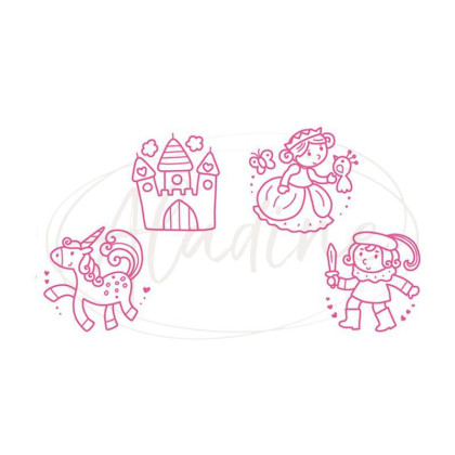 Pečiatky pre najmenších Aladine Stampo Baby, 4 ks