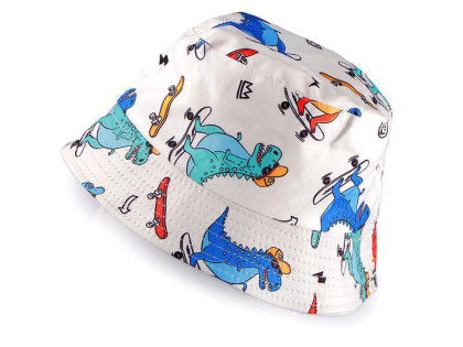 Chlapčenský letný klobúk dinosaurus