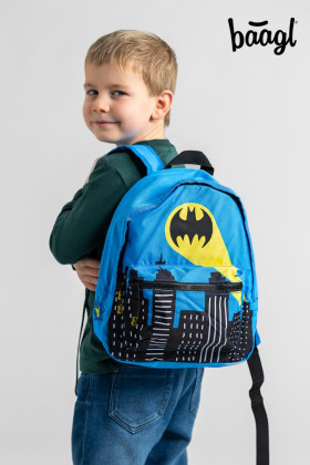 Predškolský batoh Batman modrý Baagl