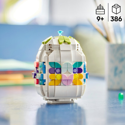 Dekoratívne veľkonočné vajíčko Lego