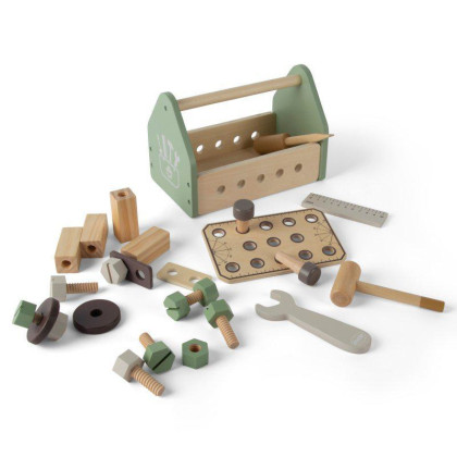 Playful Wood drevený box s náradím 26 ks