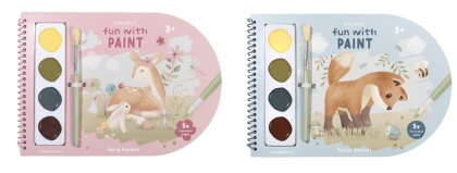 Omaľovánky s vodovkami Little Dutch