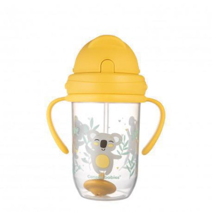 Nevylievací hrnček so slamkou a závažím Exotic Animals 270 ml