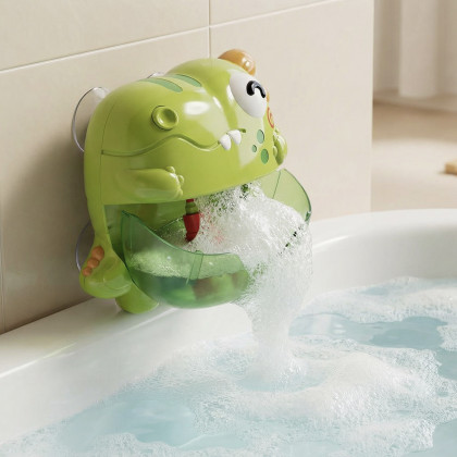 Interaktívny stroj na výrobu bublín do vane Dino