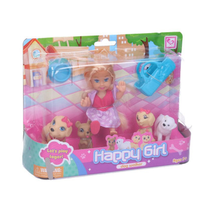 Bábika so psíkmi 11 cm