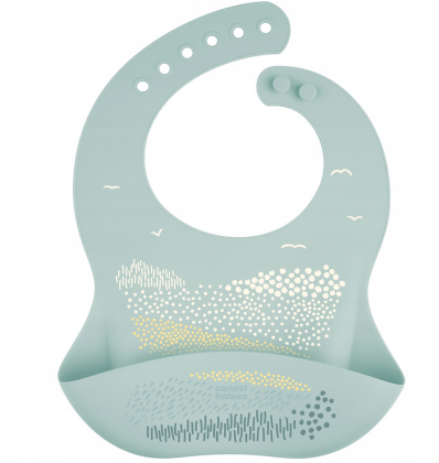 Silikónový podbradník s vreckom Canpol babies