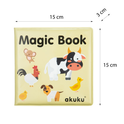 Magická mäkká knižka do vane Akuku