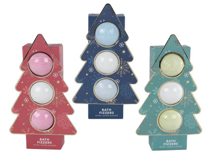 Vianočná darčeková súprava - vodné bomby do kúpeľa 3x 20 g