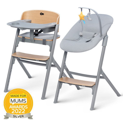 Set jedálenská stolička Livy Olive + lehátko Calmee, Premium Kinderkraft
