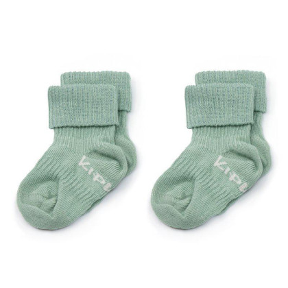 Detské ponožky Stay-on-Socks 2 páry Pale Green KipKep