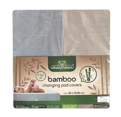 Poťah na prebaľovací pult Bamboo 2 ks 50 x 70/80 cm Babymatex