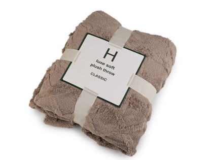 Deka plyšová, vrkôčiková 150x200 cm