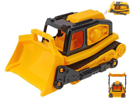 Buldozér žltý 31 cm voľný chod 24 m+