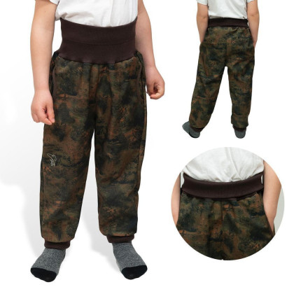 Rastúce softshellové nohavice Forest Esito