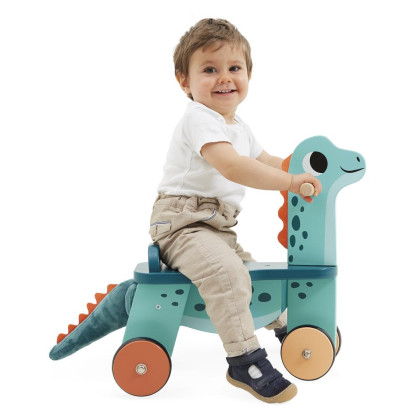 Drevené odrážadlo Portosaurus Dino Janod