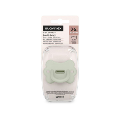Cumlík fyziologické silikón Butterfly 0-6 m SX PRO Colour Essence Suavinex