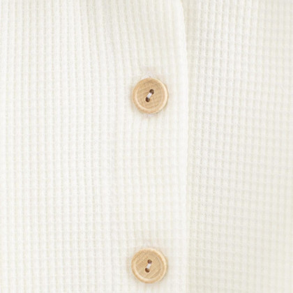 Dojčenský kabátik na gombíky New Baby Luxury clothing Oliver biely