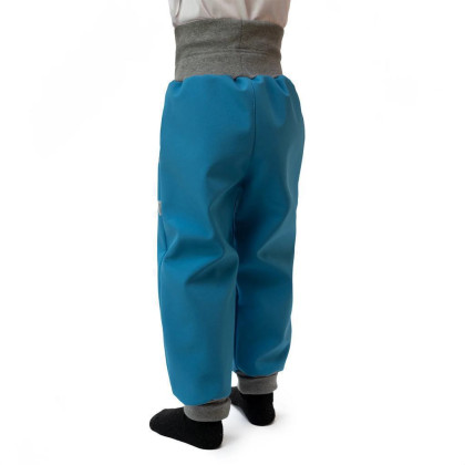 Rastúce softshellové nohavice Sport Turquoise Esito