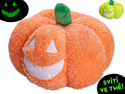 Tekvica plyšová 20 cm svietiaca v tme