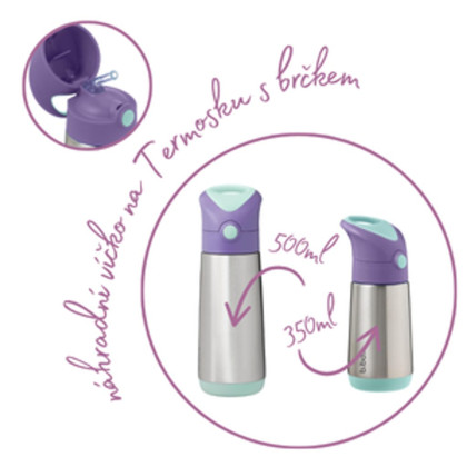 Náhradné viečko pre Termosku na pitie so slamkou B.box