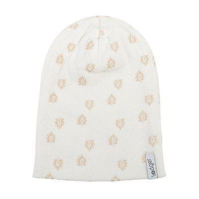 Čiapočka Beanie Print Rib LODGER - Cloud Dancer