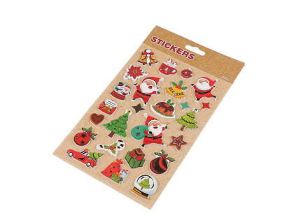 Vianočné samolepky 3D