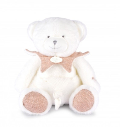 Darčeková sada Plyšový medvedík s dečkou 30 cm ružový Doudou