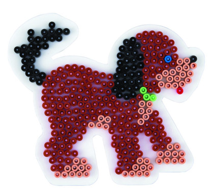 Podložka na zažehľovacie korálky Hama Pes MIDI