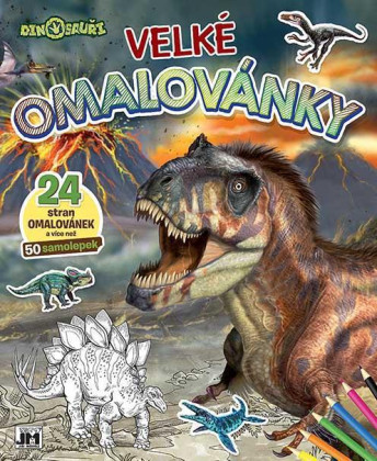 Veľké omaľovánky Dinosaury