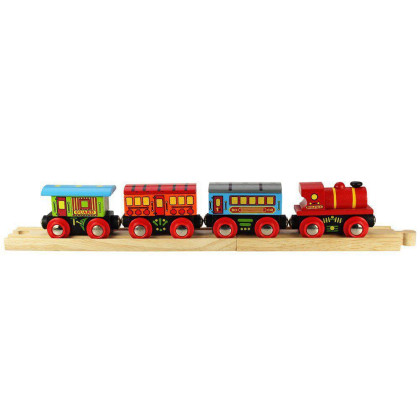 Osobný vlak + 2 koľaje Bigjigs Rail