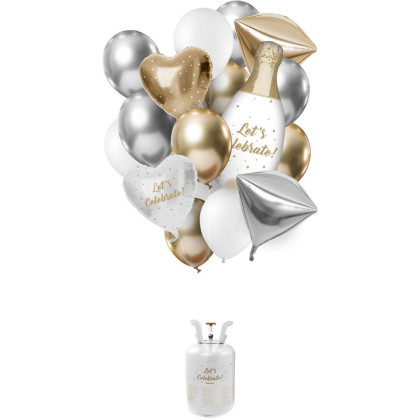 Hélium + 17 balónikov oslava