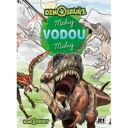 Maľuj vodou Dinosaury