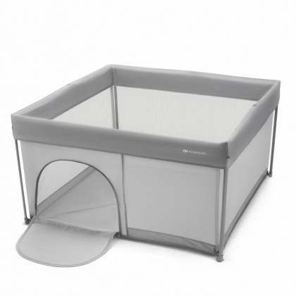 Ohrádka pre deti skladacia Ziki Light Grey Kinderkraft