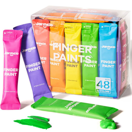 Prstové farby na cesty 48 ks Jarmelo