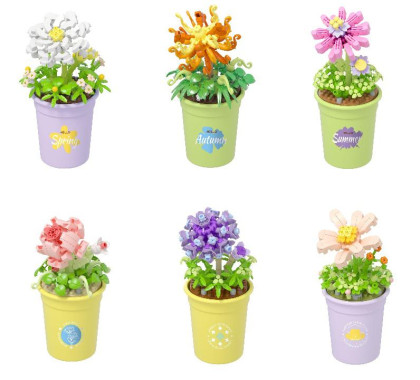 Stavebnica mini Kvetina v kvetináči Koco