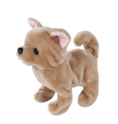 Pes plyšový 21 cm hnedý na batérie štekajúce a vrtiace chvostom Take Me Home