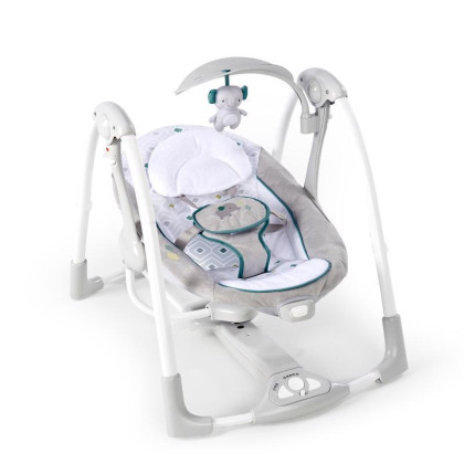 Hojdačka konvertibilná vibrujúca s melódiou Nash 2 v 1, 0 m+ do 9 kg Ingenuity