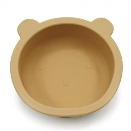 Silikónová miska s prísavkou Macko 12 cm