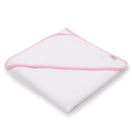 Detská froté osuška s kapucňou New Baby Basic 80 x 80 cm