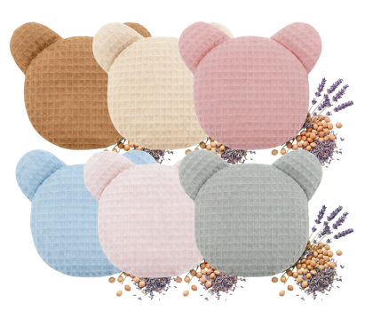 Termofor TEDDY nahrievací vankúšik s čerešňovými kôstkami a levanduľou