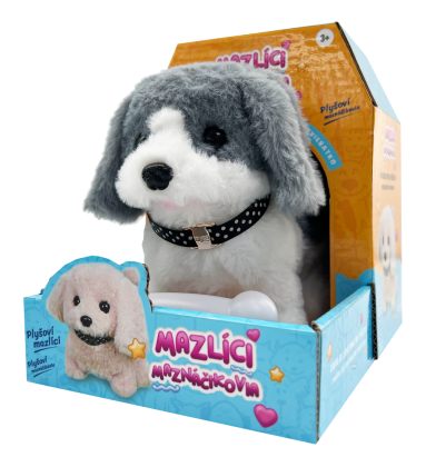 Maznáčikovia - psík Punťa sivobiely