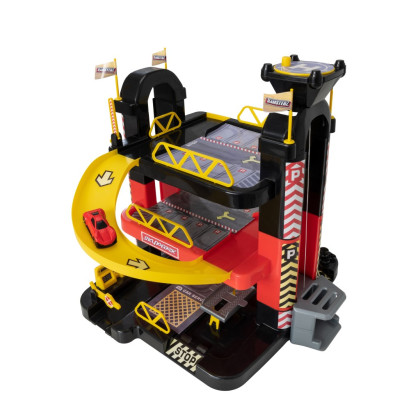 3 poschodová garáž s 5 autíčkami Teamsterz