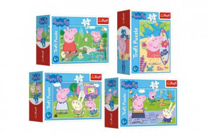 Minipuzzle 54 dielikov Šťastný deň Prasiatka Peppy / Peppa