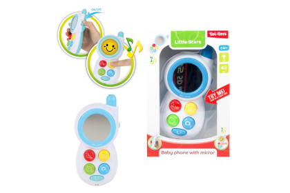 Mobil pre najmenších so zrkadlom, svetlom, zvukom, na batérie