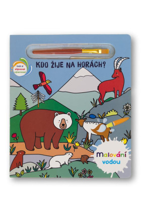 Maľovanie vodou - Kto žije na horách?