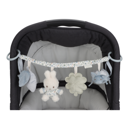 Reťaz na kočík králiček Miffy Lucky Leaves Little Dutch